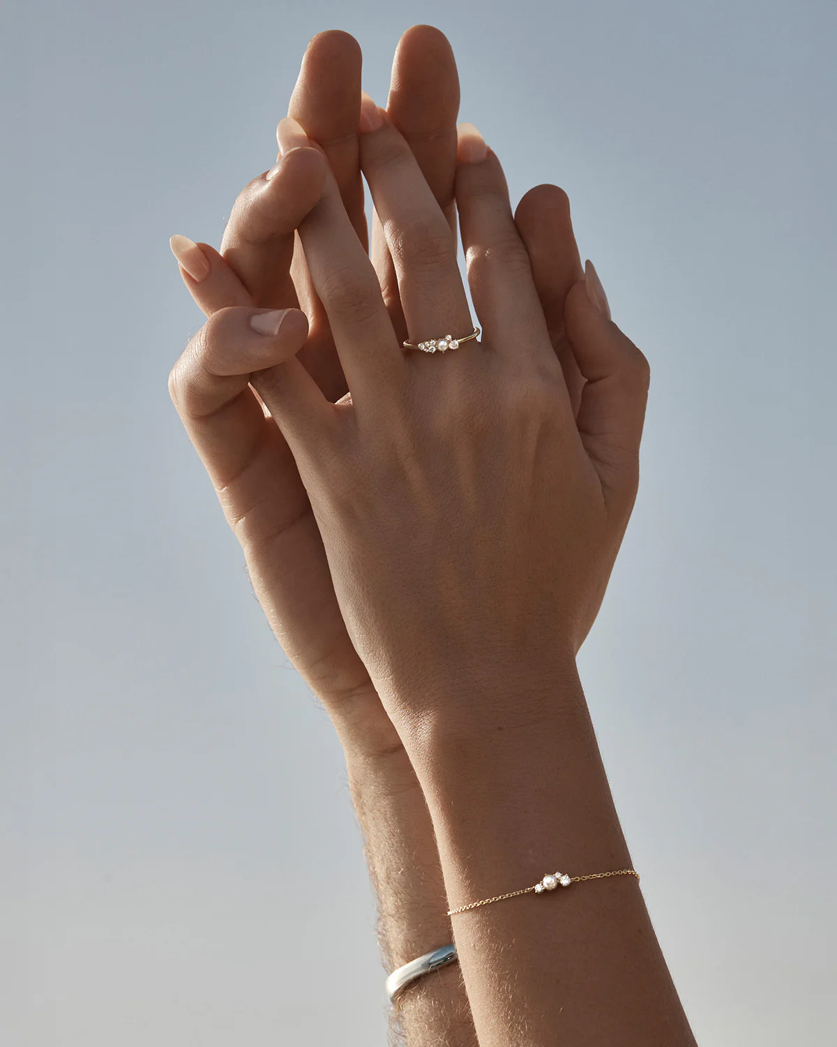 18k Gold Vermeil Love in Stillness Pearl Ring - Image 4