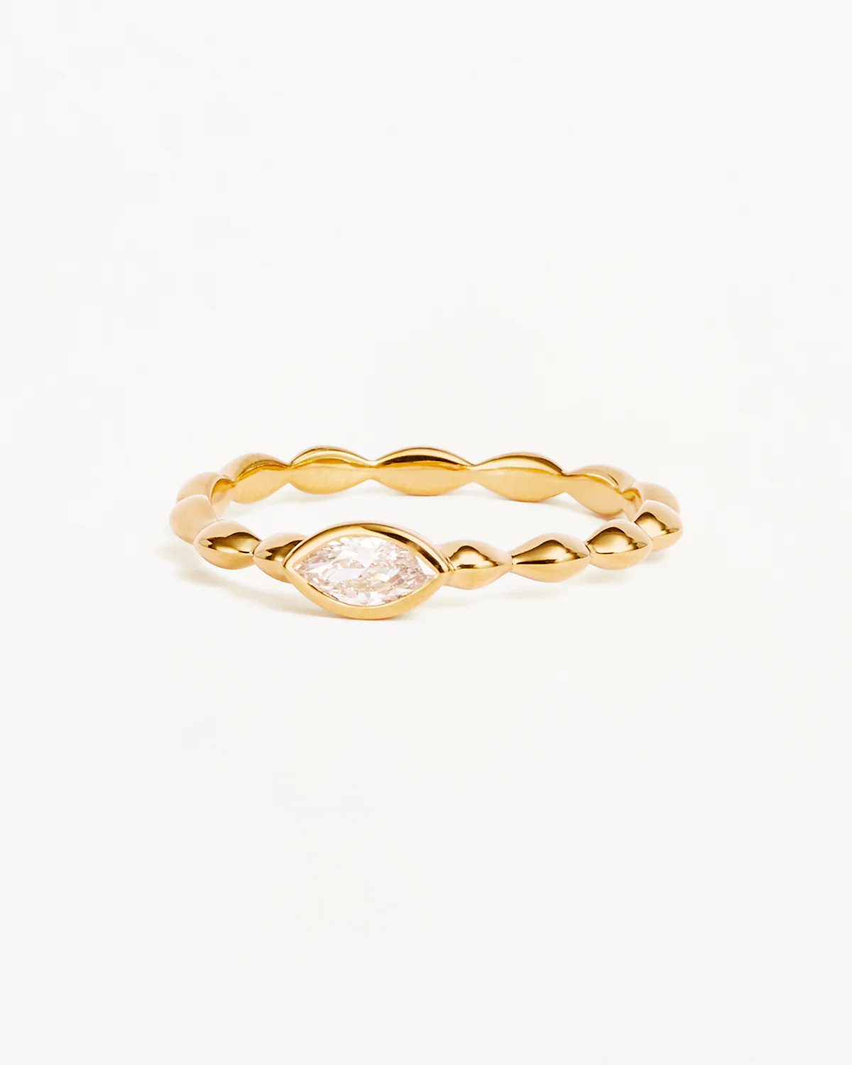 18k Gold Vermeil Lucky Eye Ring - Image 3