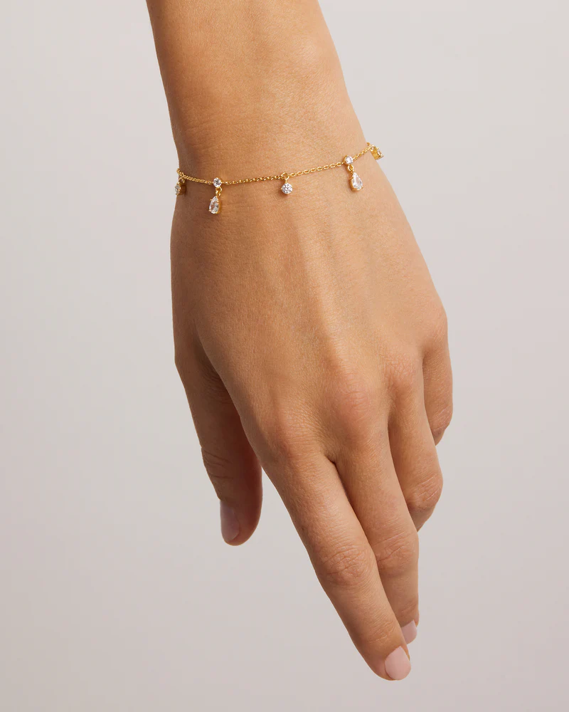 18k Gold Vermeil No Rain, No Flowers Bracelet - Image 2