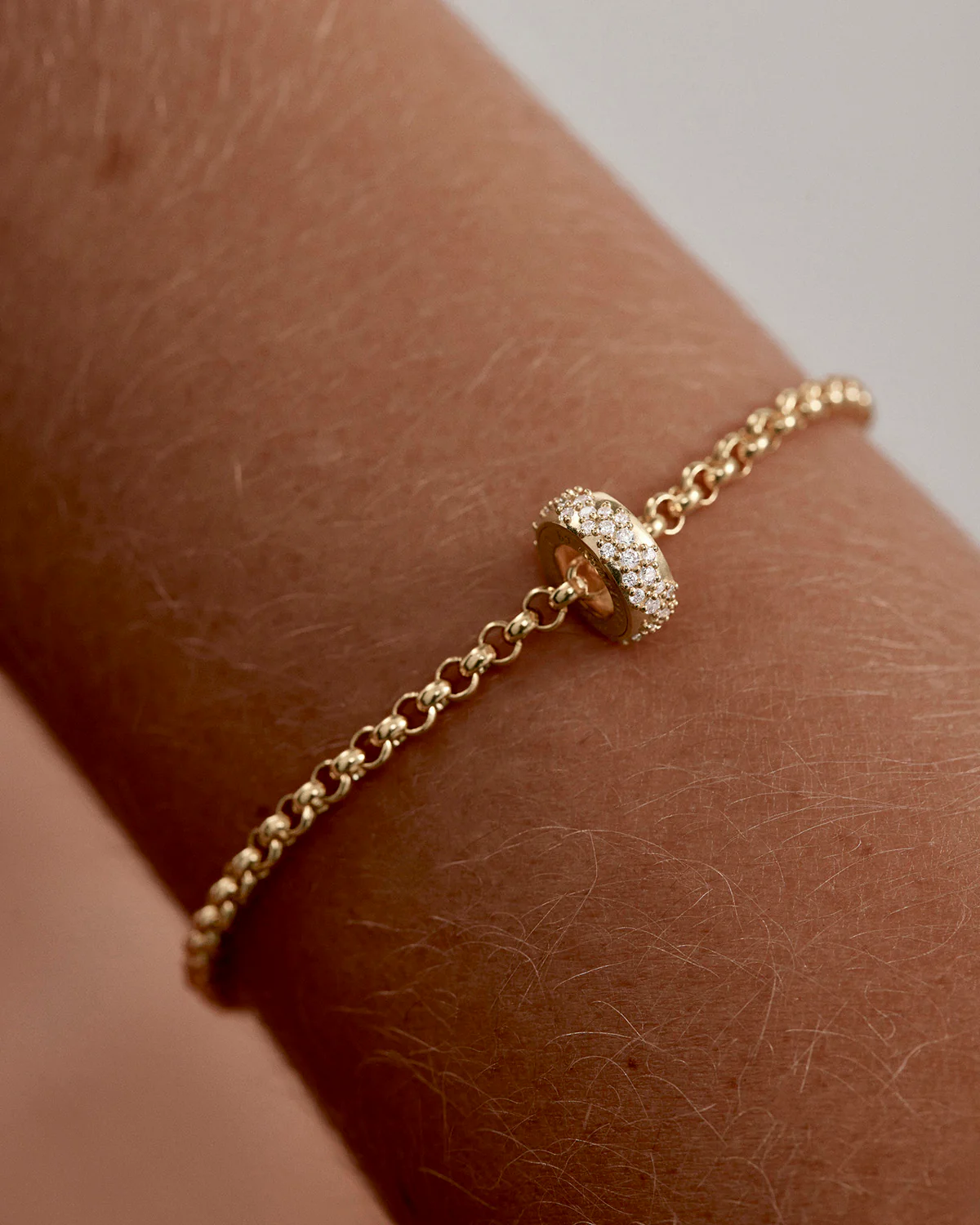 18k Gold Vermeil Scattered Light Petal Charm - Image 5
