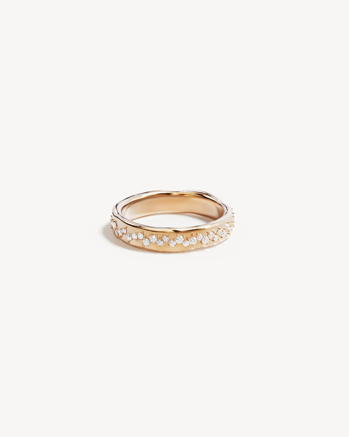 18k Gold Vermeil Scattered Light Ring - Image 3