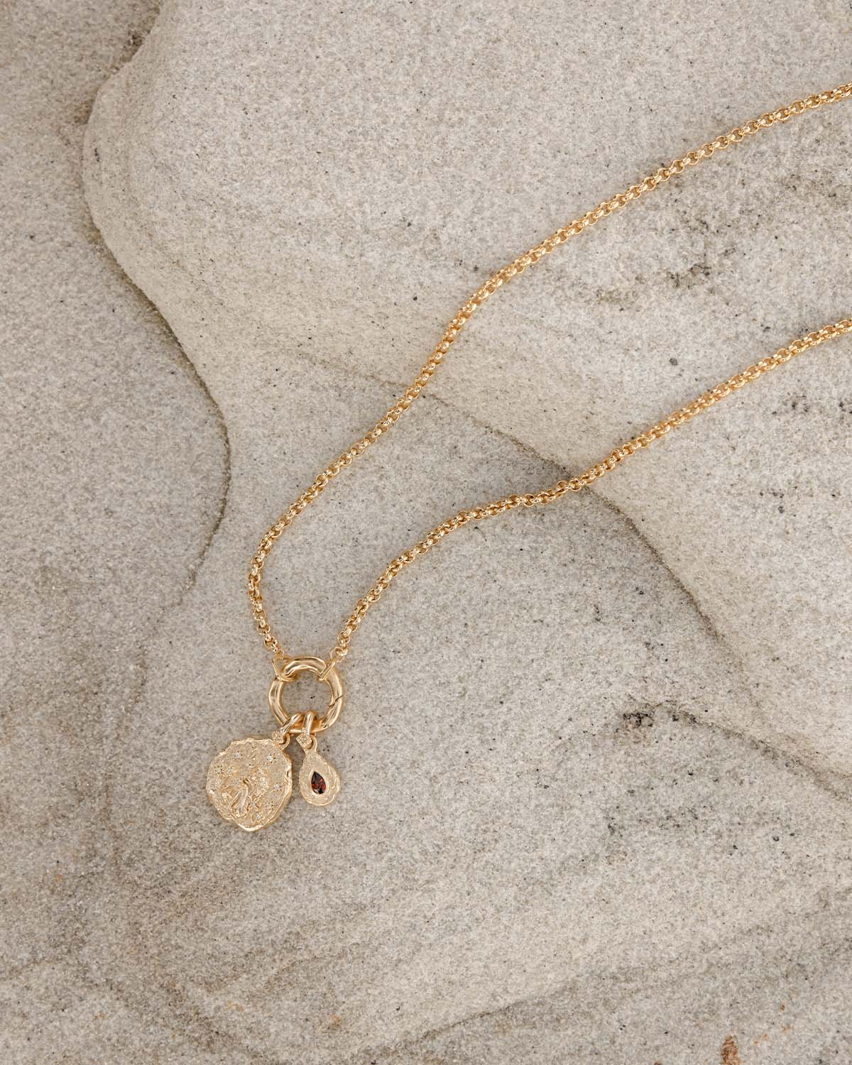 18k Gold Vermeil She is Zodiac Necklace - Capricorn - Image 6