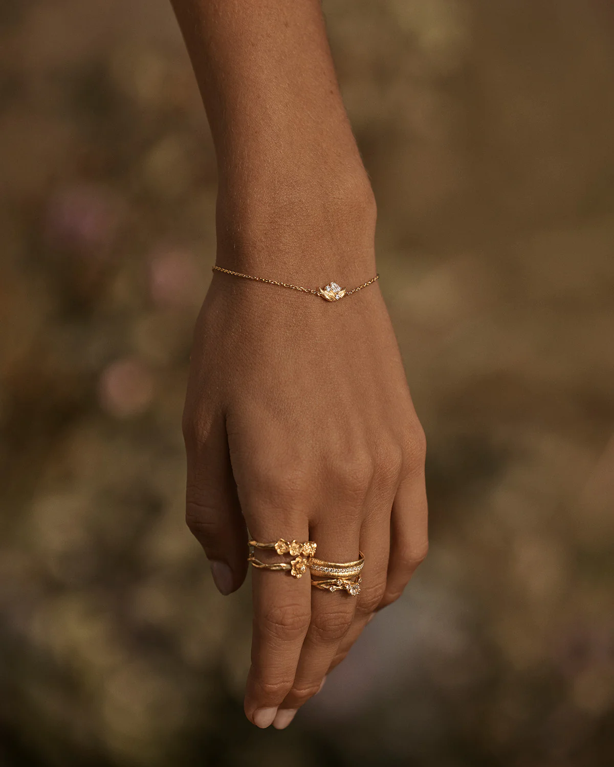 18k Gold Vermeil Through the Seasons Bracelet - Image 6