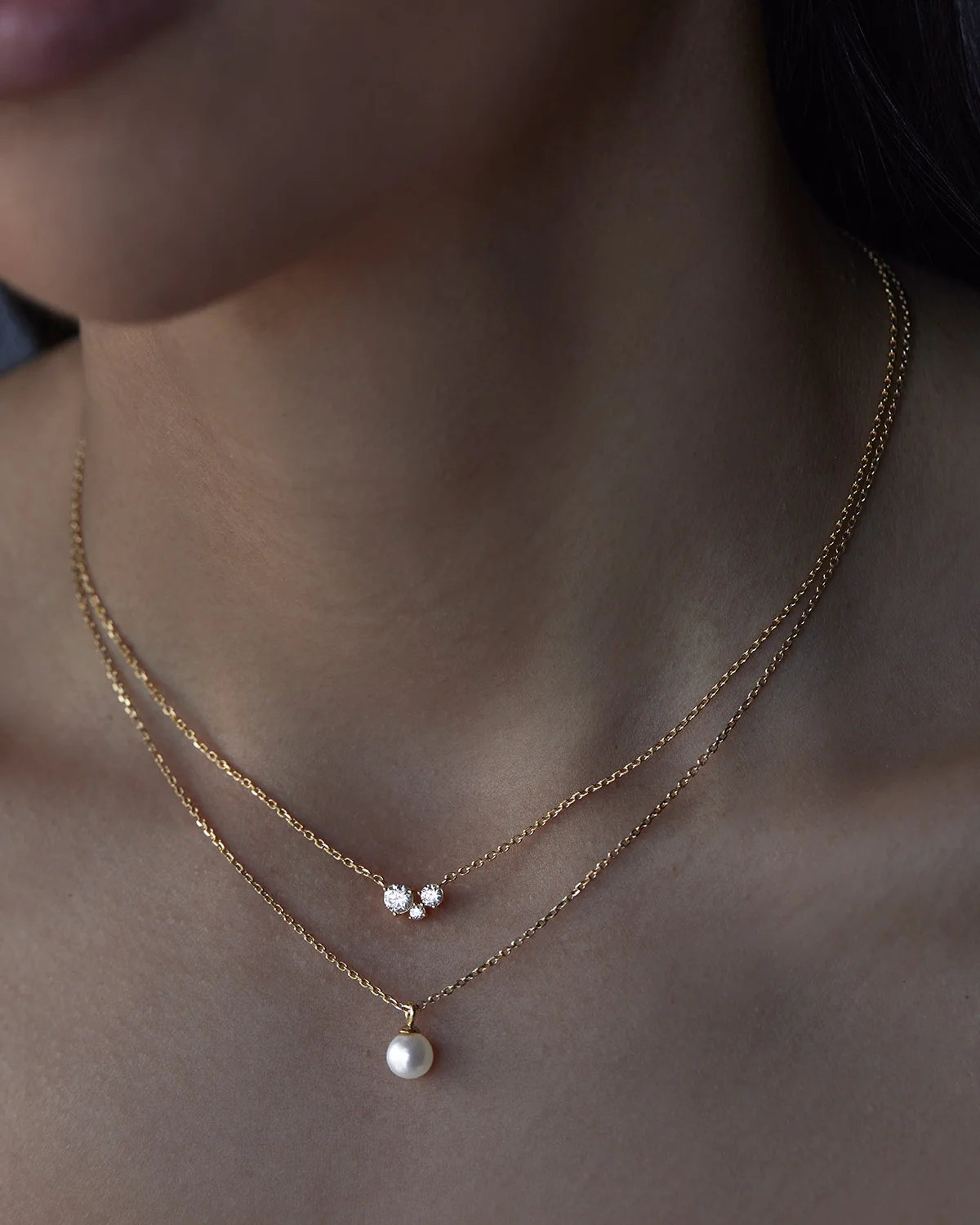18k Gold Vermeil Whispers of Love Necklace - Image 2