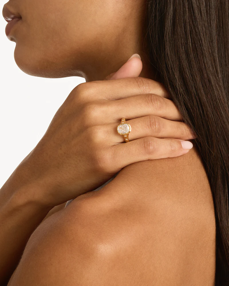 18k Gold Vermeil In Your Wildest Dreams Ring - Image 4