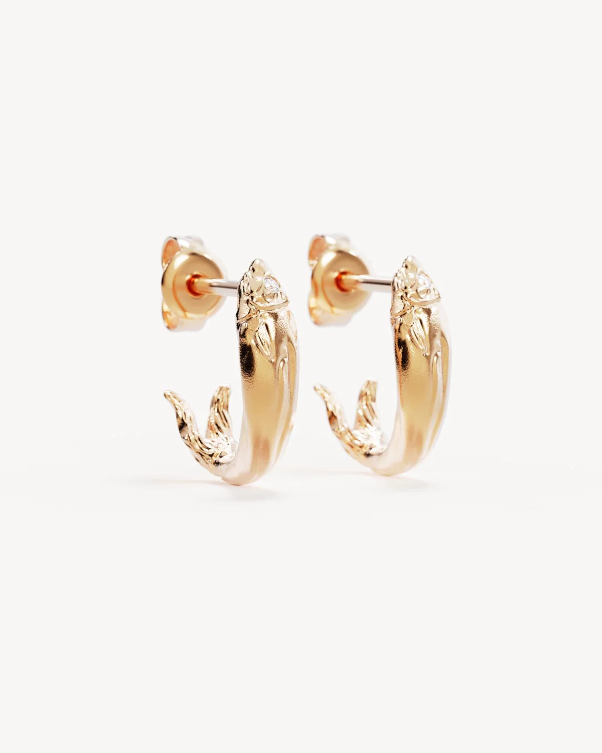 18k Gold Vermeil Wishing Hoops