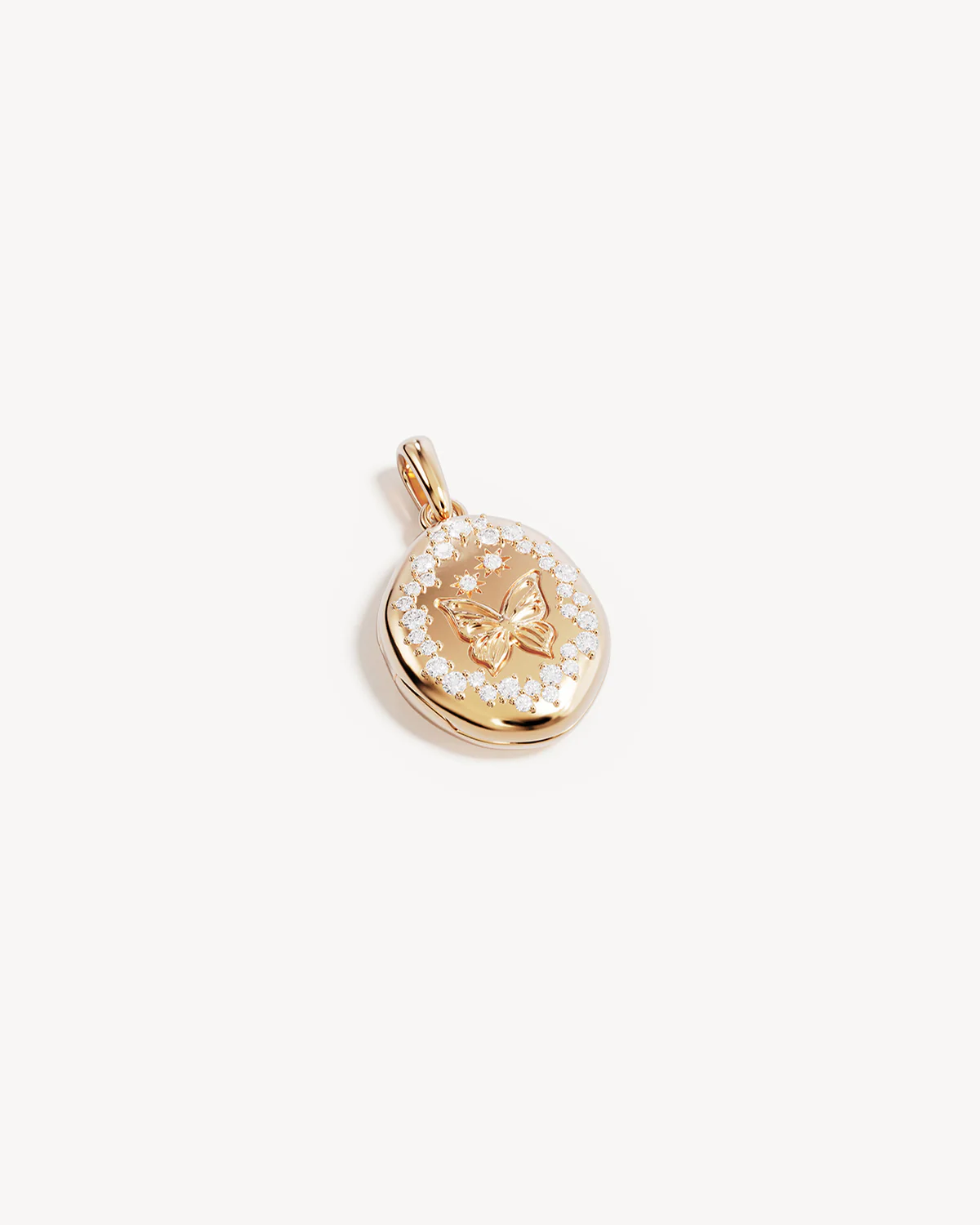 18k Gold Vermeil With Freedom I Become Locket Pendant