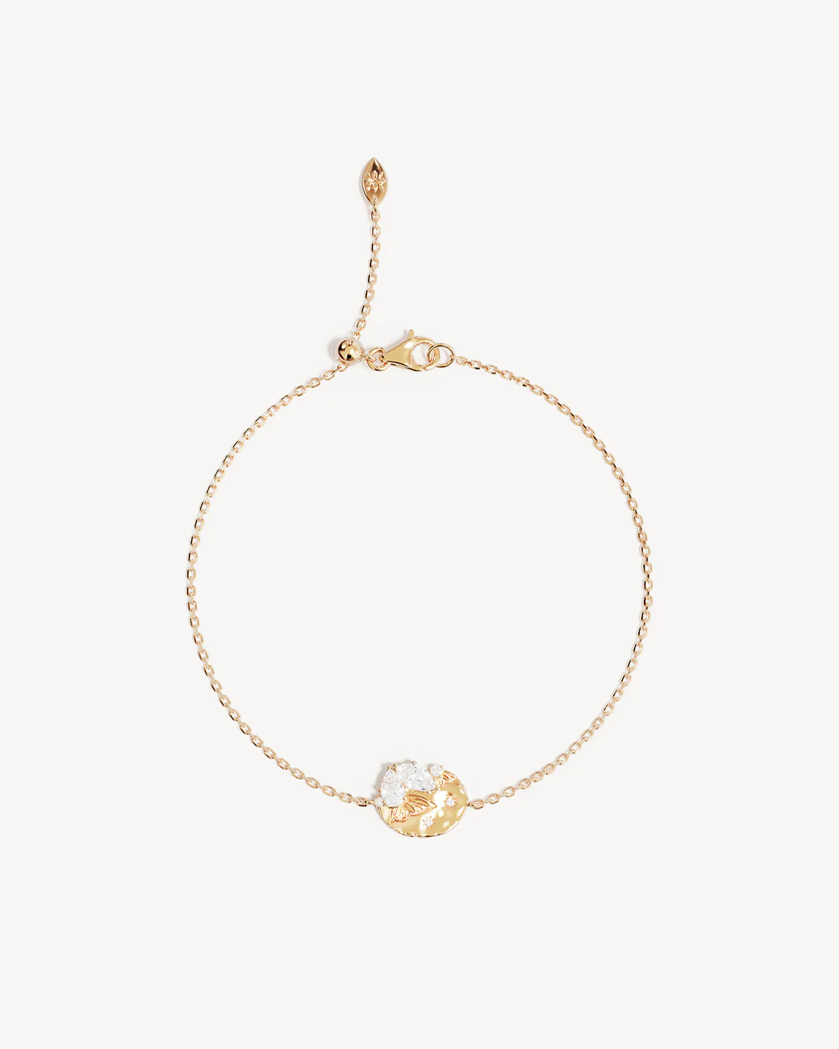 18k Gold Vermeil With Wings I Fly Bracelet