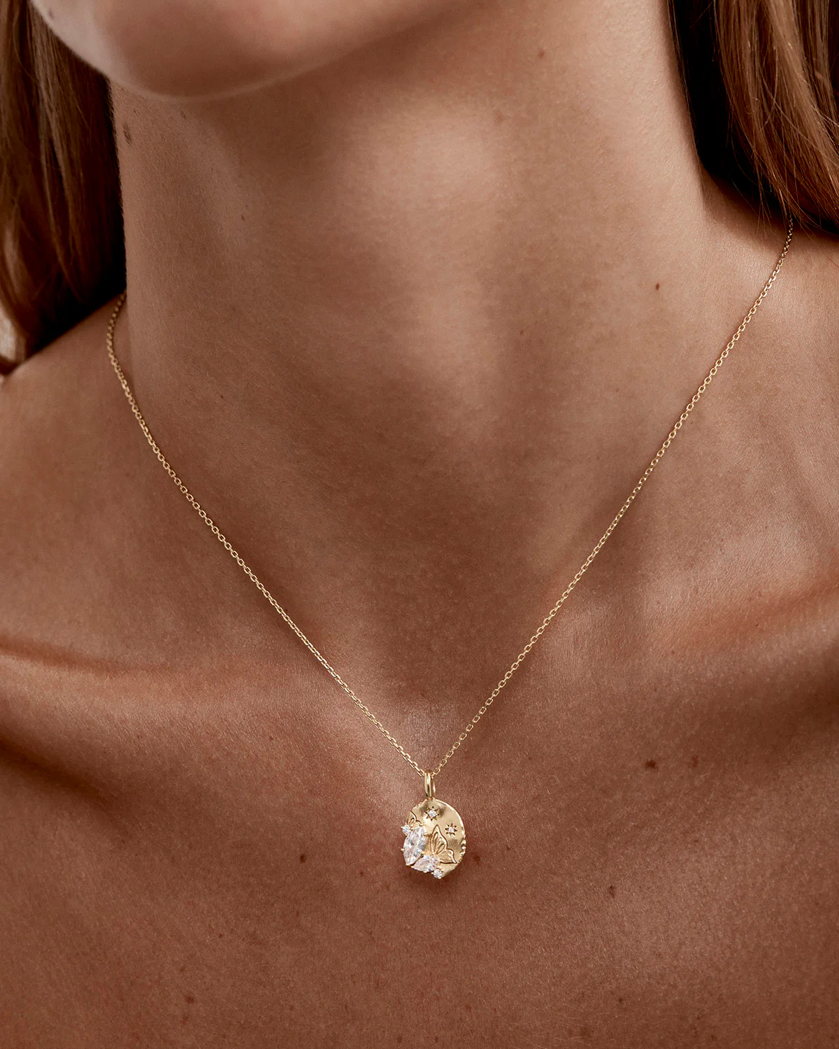 18k Gold Vermeil With Wings I Fly Necklace - Image 2