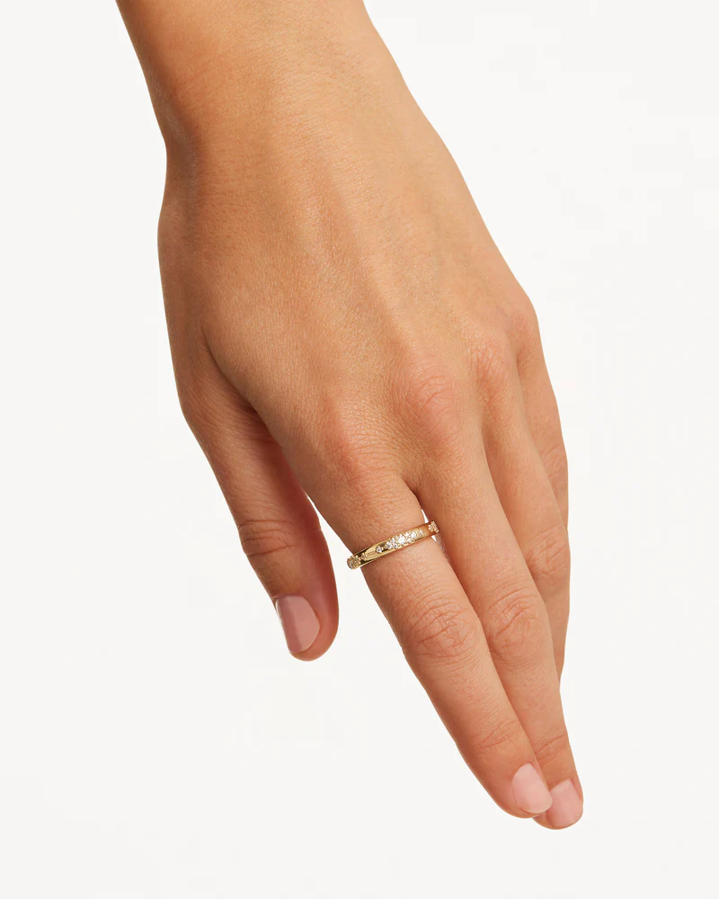 9k Solid Gold Beneath the Morning Light 0.5ct Lab-Grown Diamond Ring - Image 2