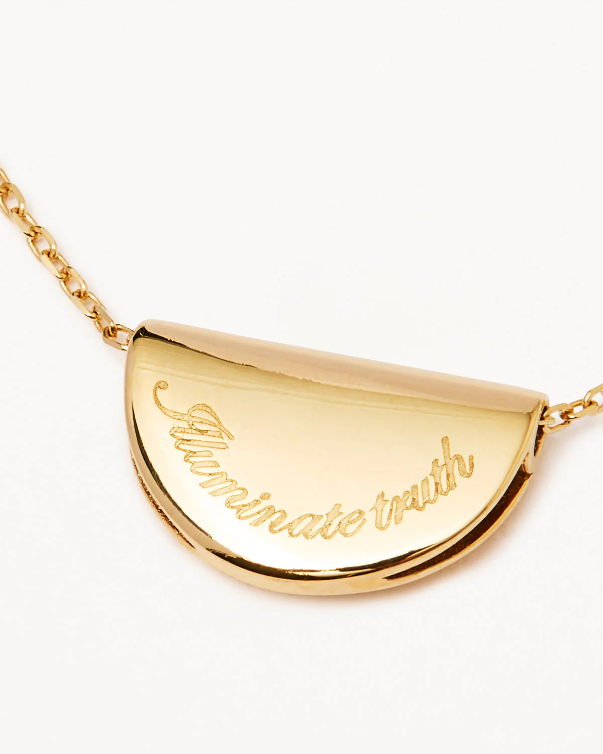 14k Solid Gold Lotus Birthstone Diamond Necklace - November - Citrine - Image 4