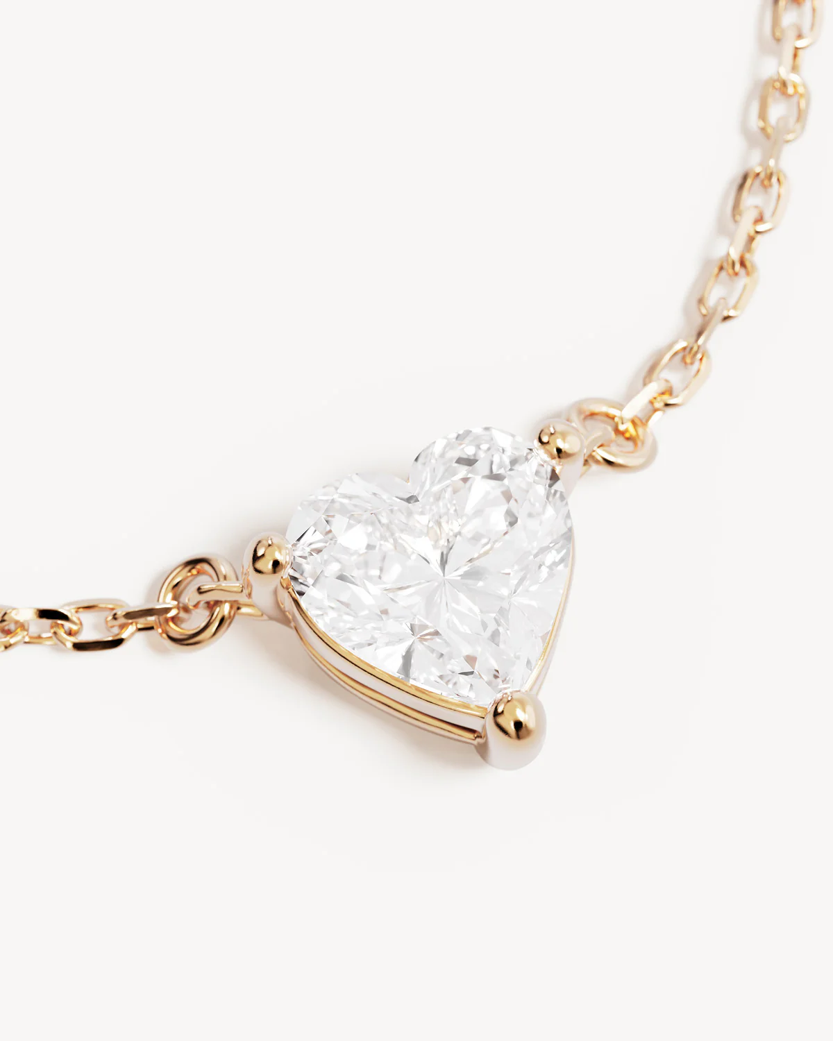 9k Solid Gold My Heart and Yours Necklace - Image 3