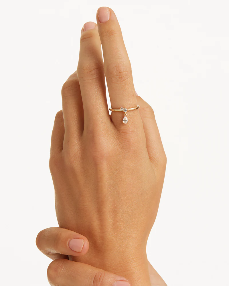 9k Solid Gold Silent Bloom 0.26ct Lab-Grown Diamond Ring - Image 2
