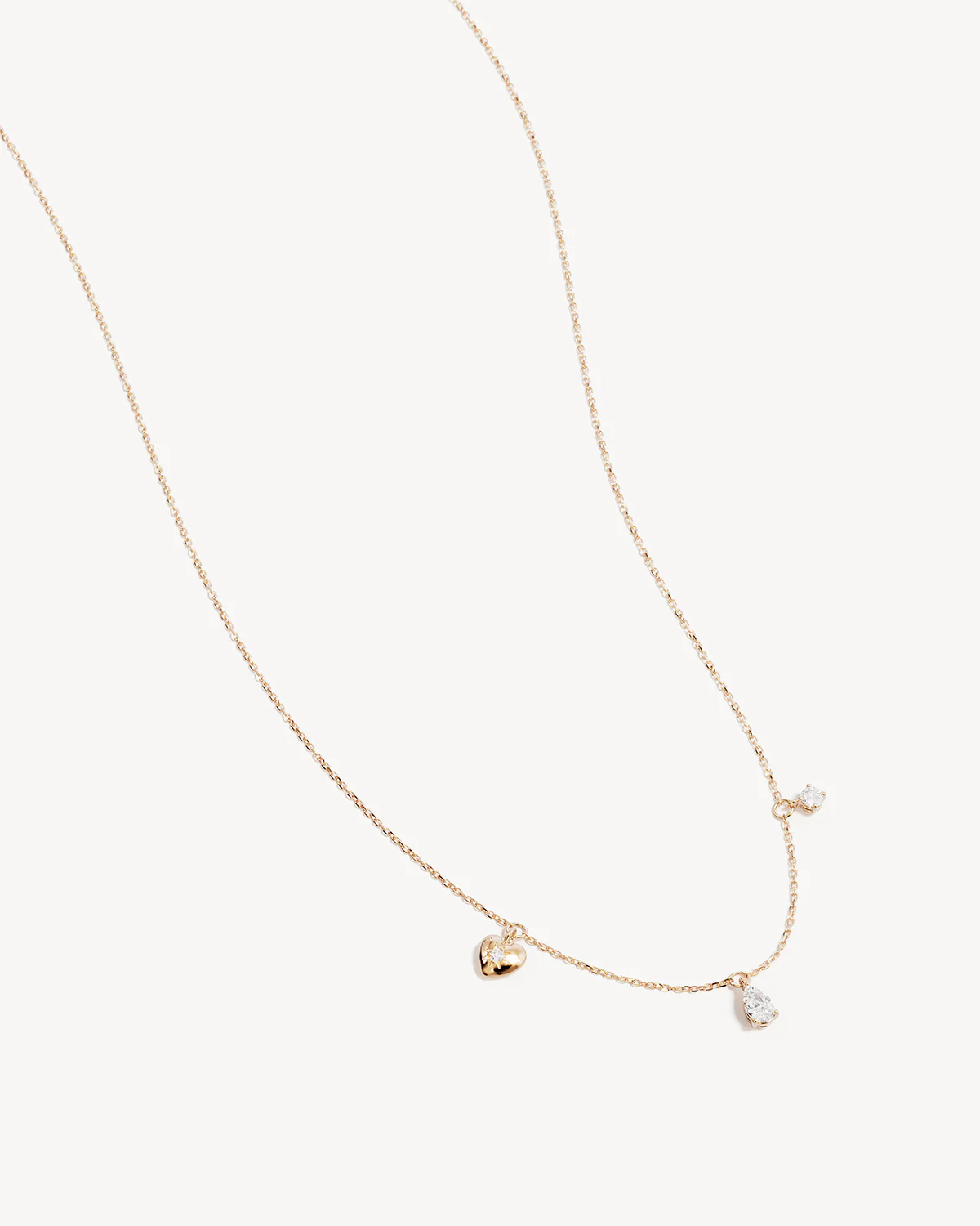 9k Solid Gold With Every Breath Necklace