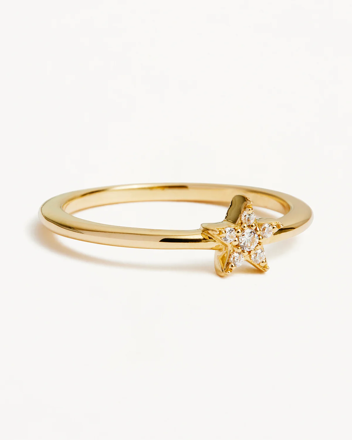 9k Solid Gold Estelle Lab-Grown Diamond Ring - Image 3