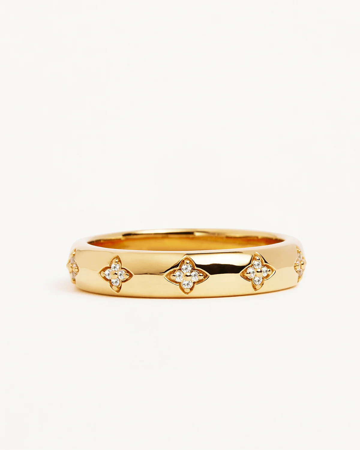 18k Gold Vermeil Bloom With You Lotus Ring - Image 3