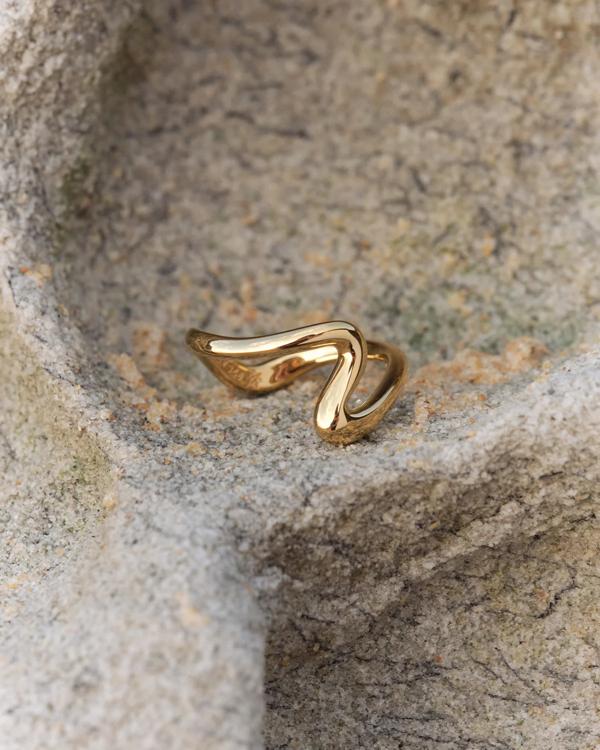18k Gold Vermeil Flow of Life Ring - Image 7