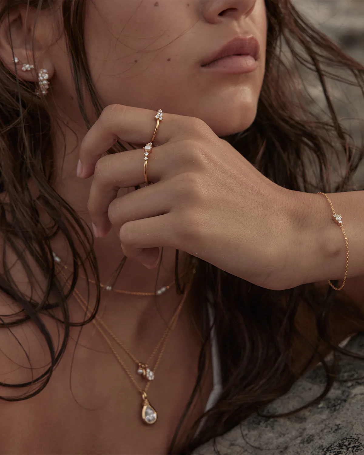 18k Gold Vermeil Serene Dreams Pearl Choker - Image 8
