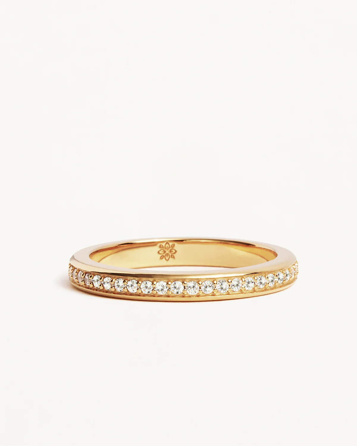 18k Gold Vermeil With Love Ring - Image 3