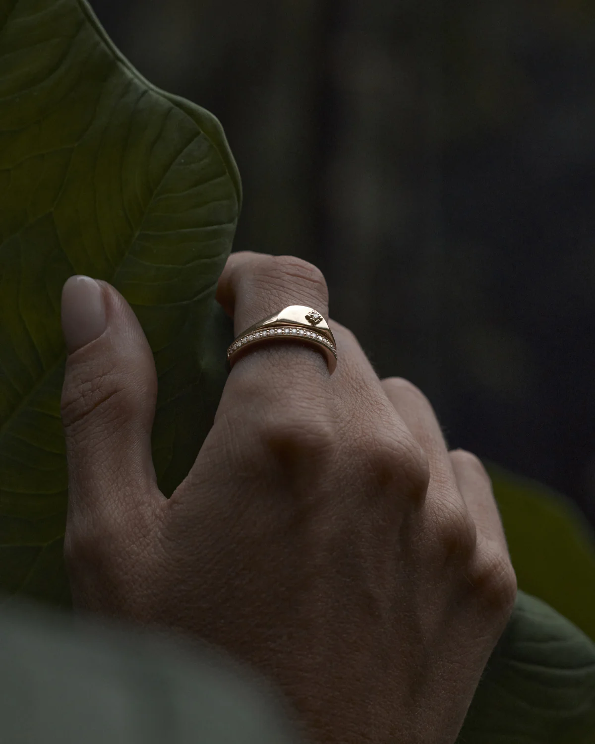 18k Gold Vermeil With Love Ring - Image 4