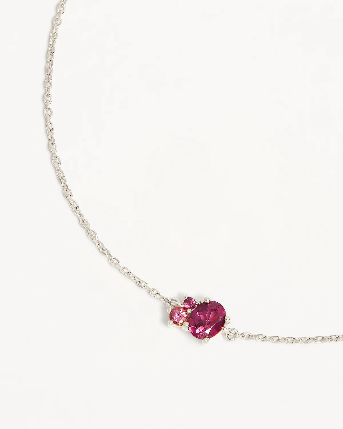 Sterling Silver Kindred Birthstone Bracelet - July - Image 3