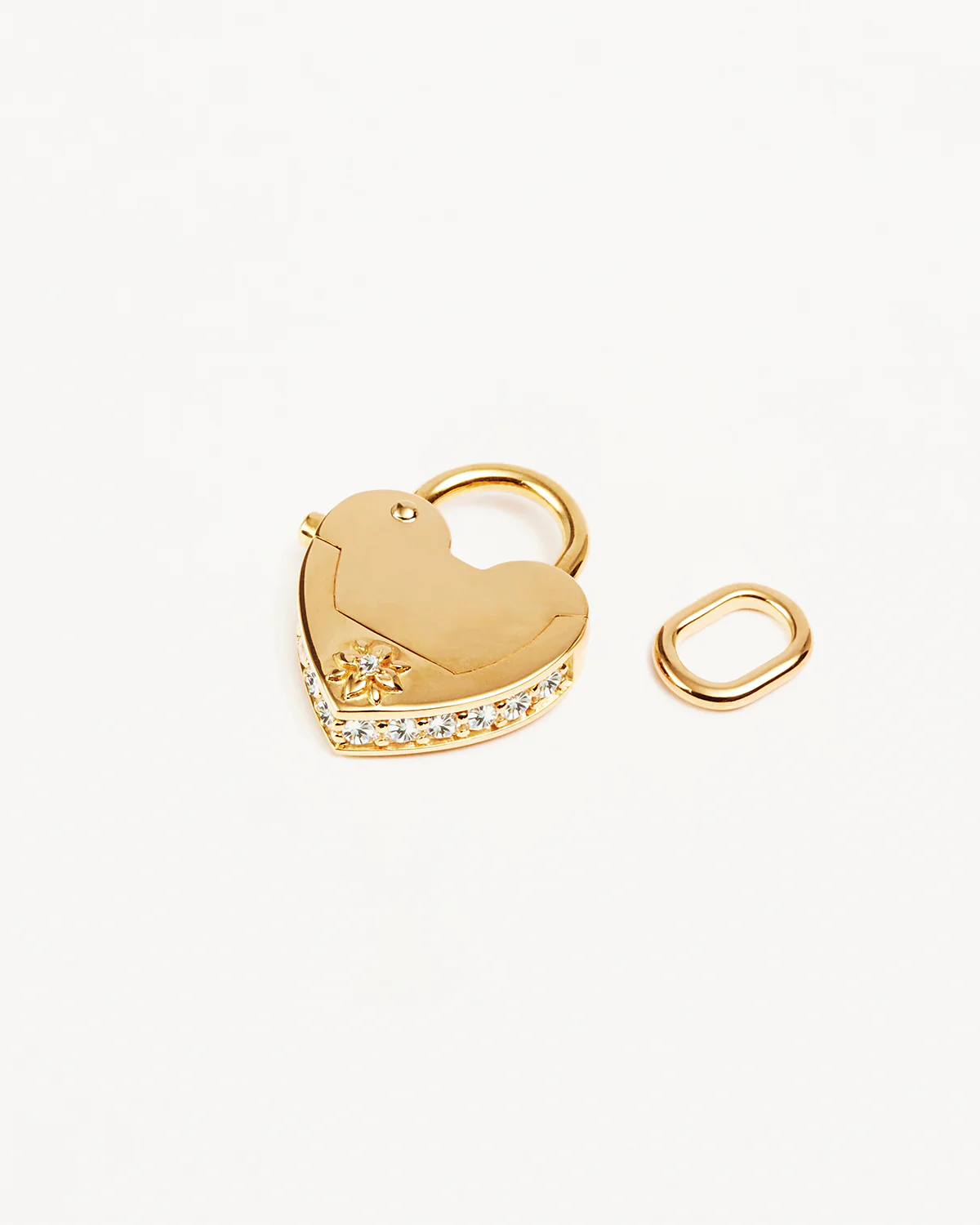 18k Gold Vermeil Love Unlocked Padlock Pendant - Image 5