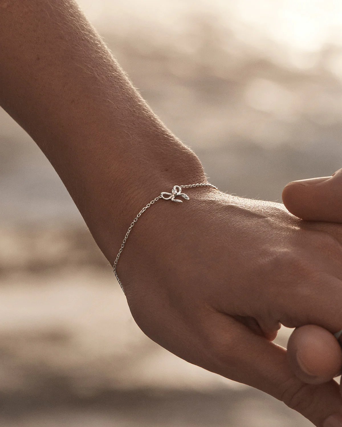 Sterling Silver Forever More Bow Bracelet - Image 2