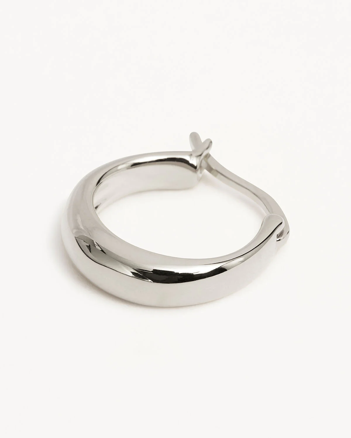 Sterling Silver Infinite Horizon Small Hoops - Image 3