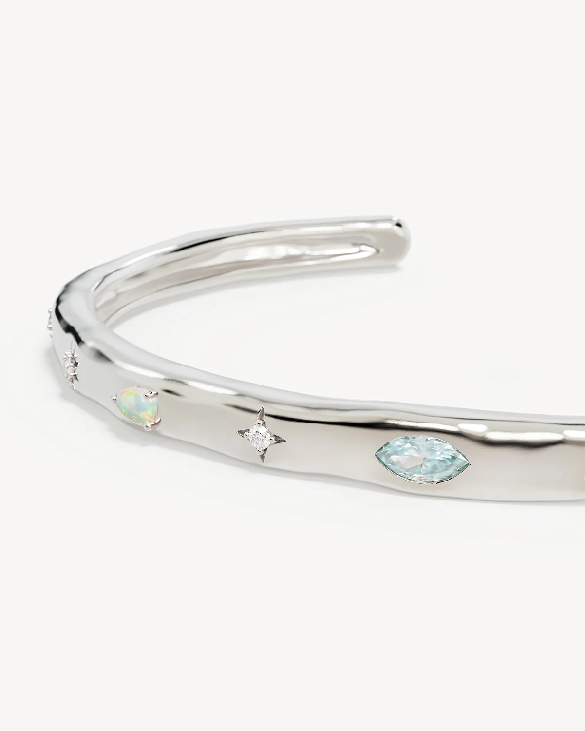 Sterling Silver Hope and Protection Cuff - Image 3