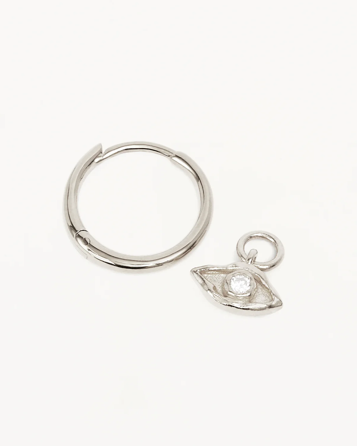 Sterling Silver I am Protected Hoops - Image 3