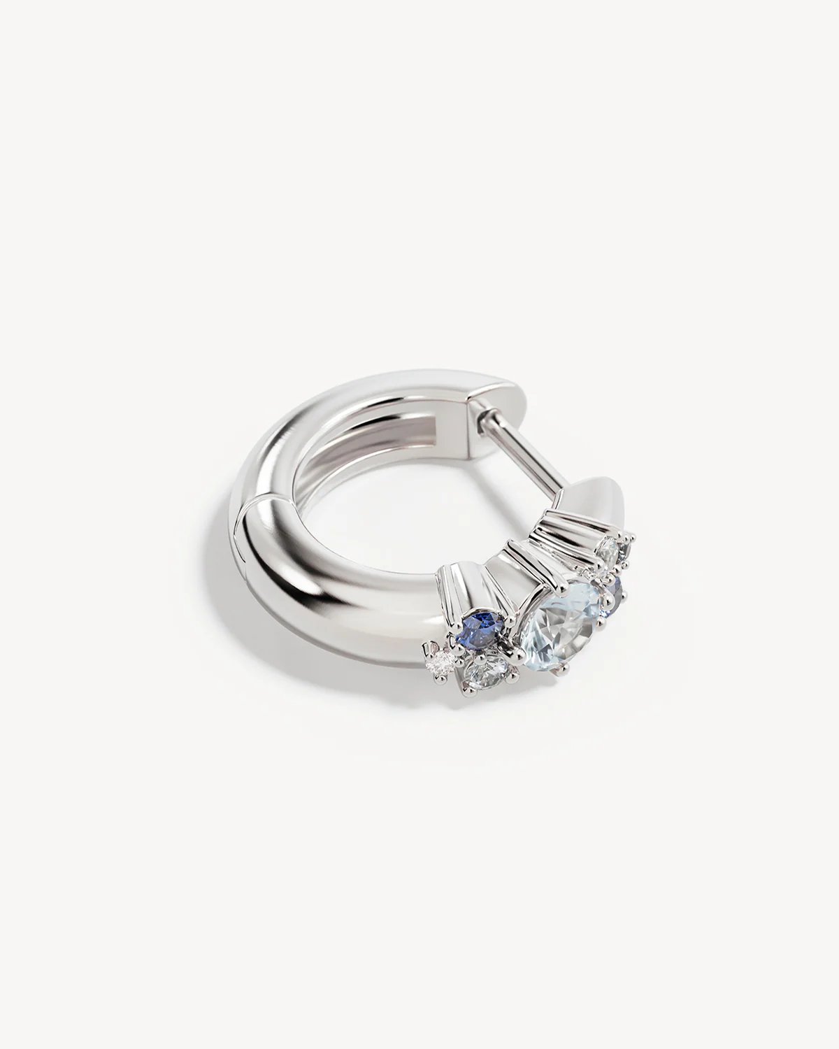 Sterling Silver I Breathe, I Become Hoops - Image 3