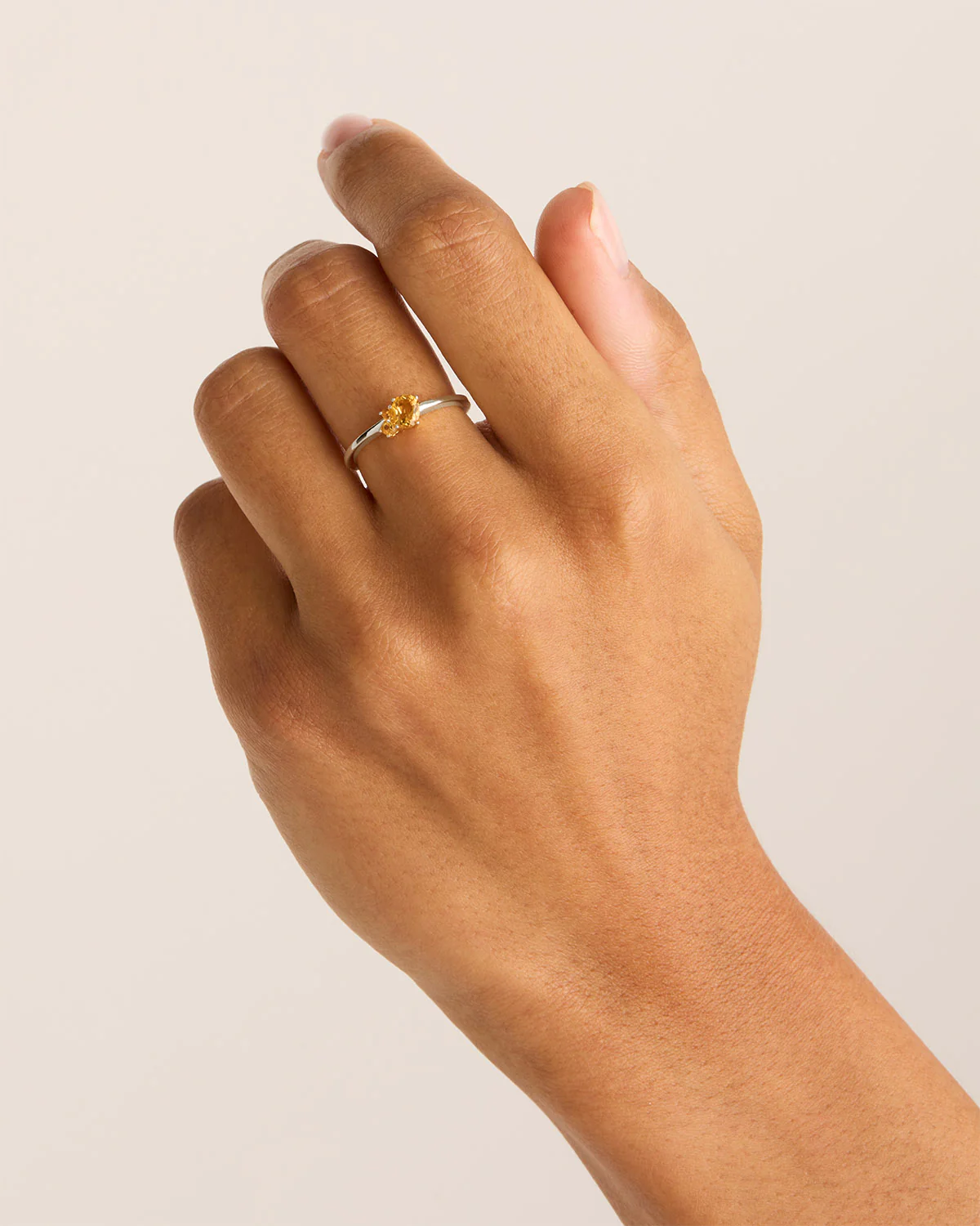 Sterling Silver Kindred Birthstone Ring - November - Image 2