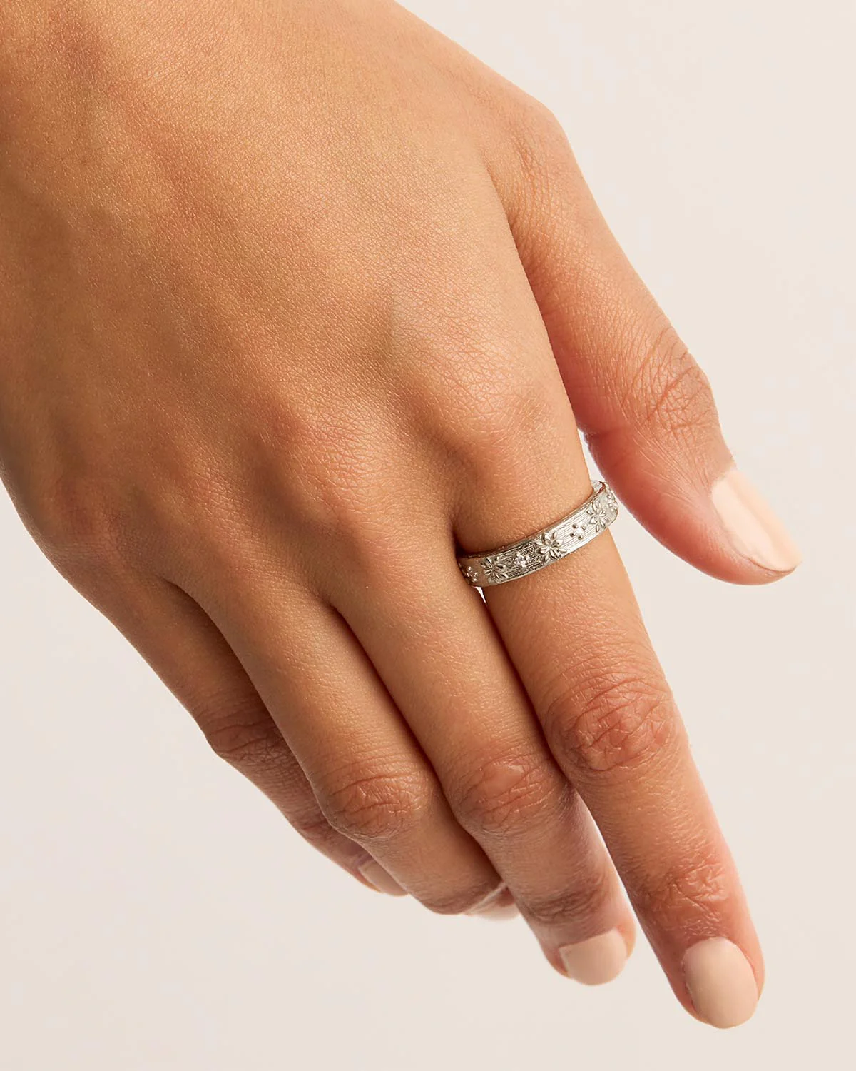 Sterling Silver Live in Grace Ring - Image 2