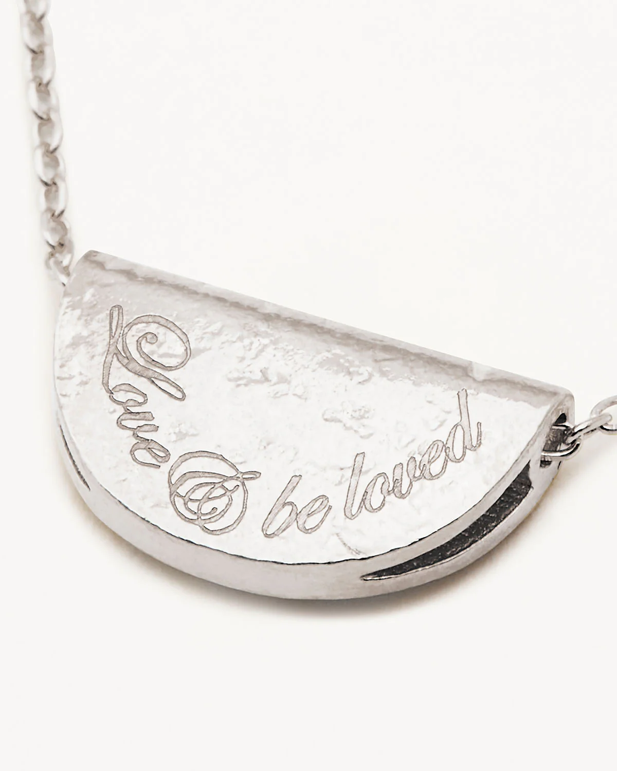 Sterling Silver Lotus Birthstone Necklace - January - Garnet - Image 4