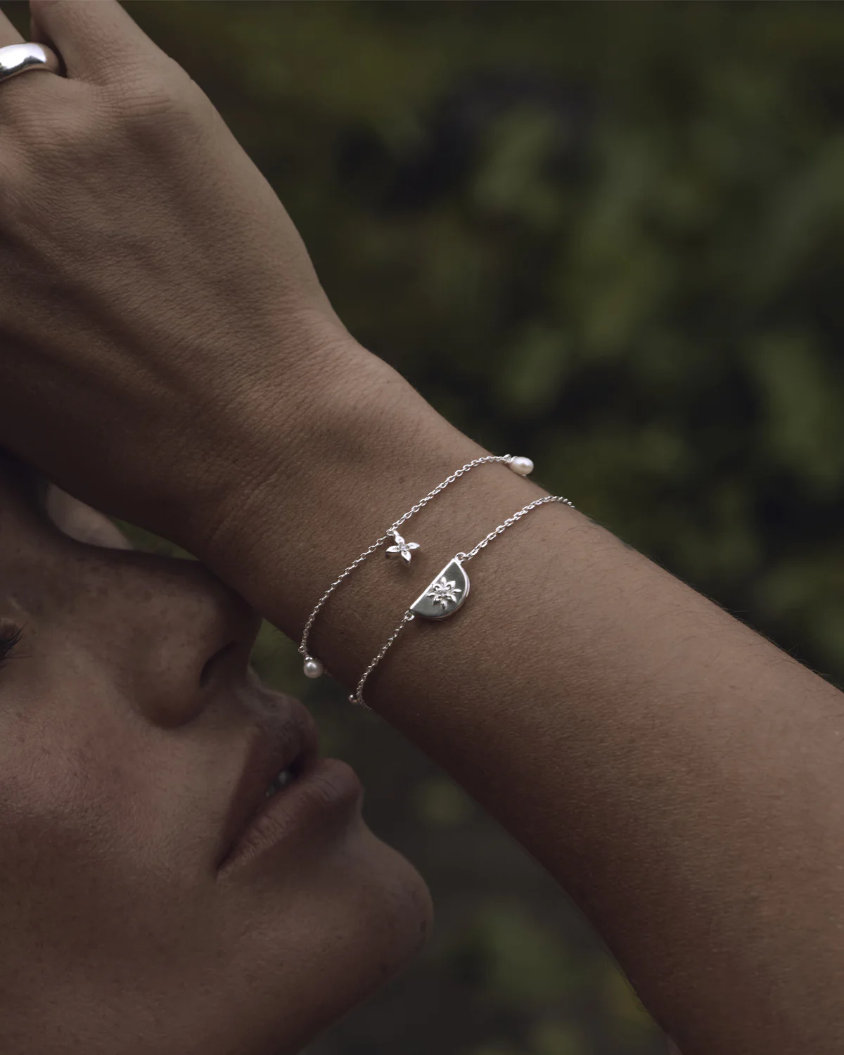 Sterling Silver Lotus Bracelet - Image 5