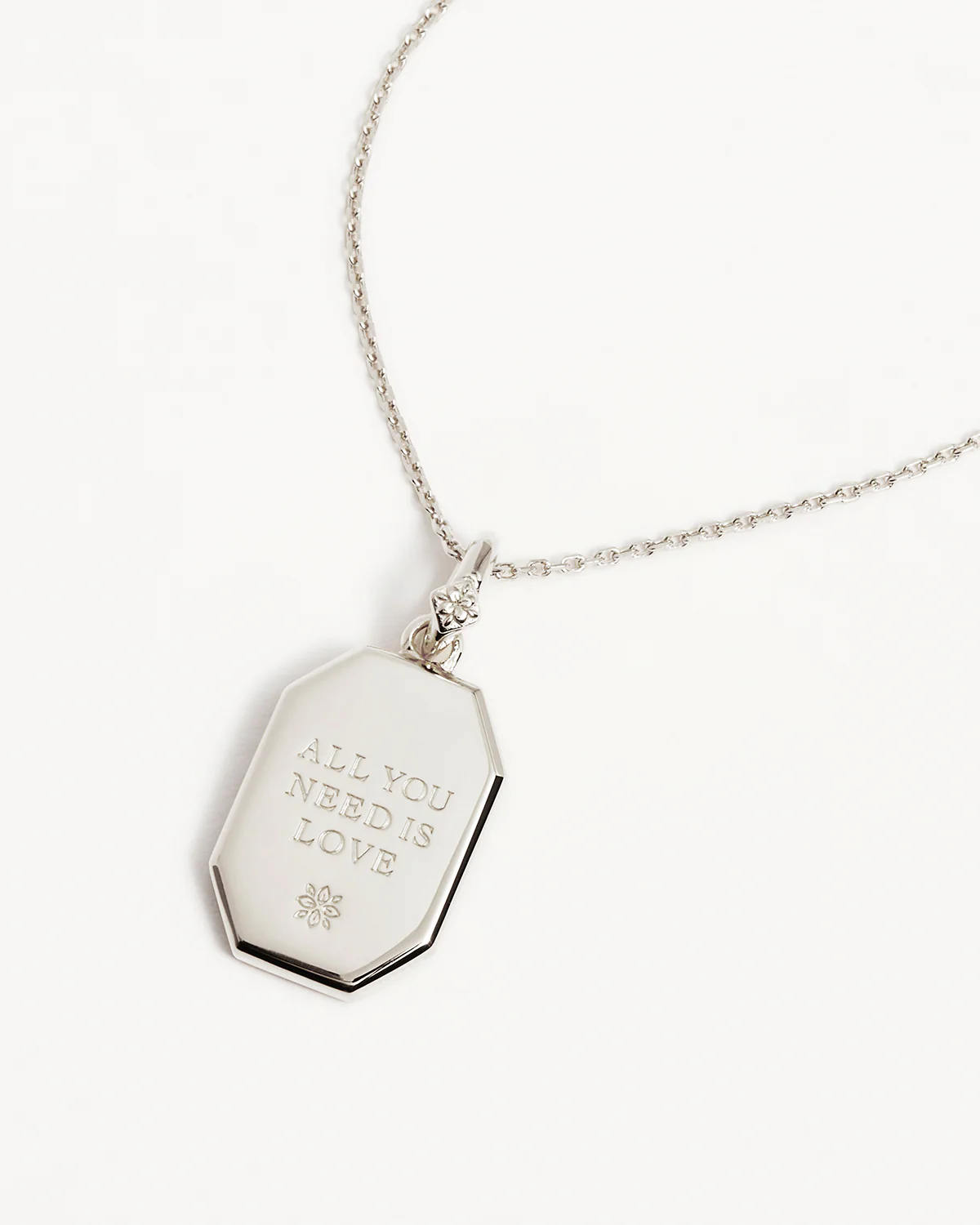 Sterling Silver Love Necklace - Image 4