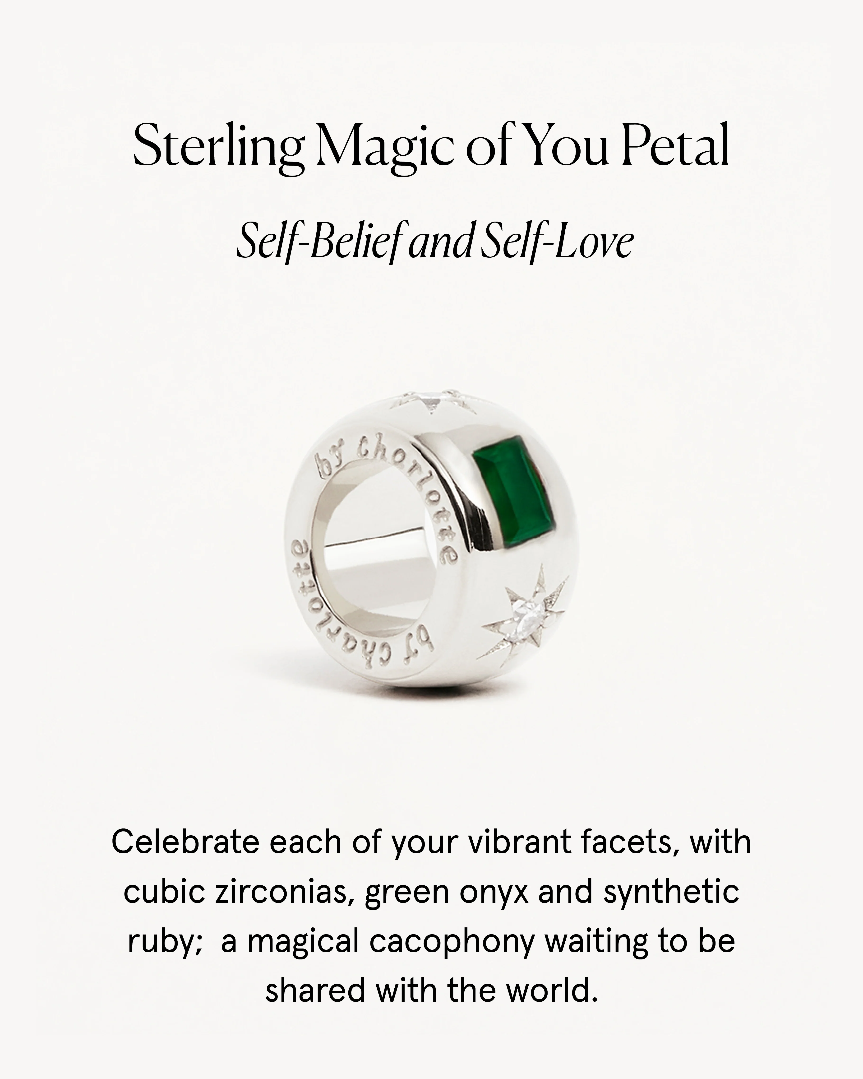 Sterling Silver Magic of You Petal Charm - Image 3
