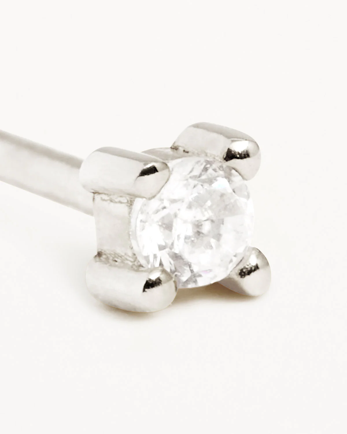 Sterling Silver Pure Light Stud Earrings - Image 3