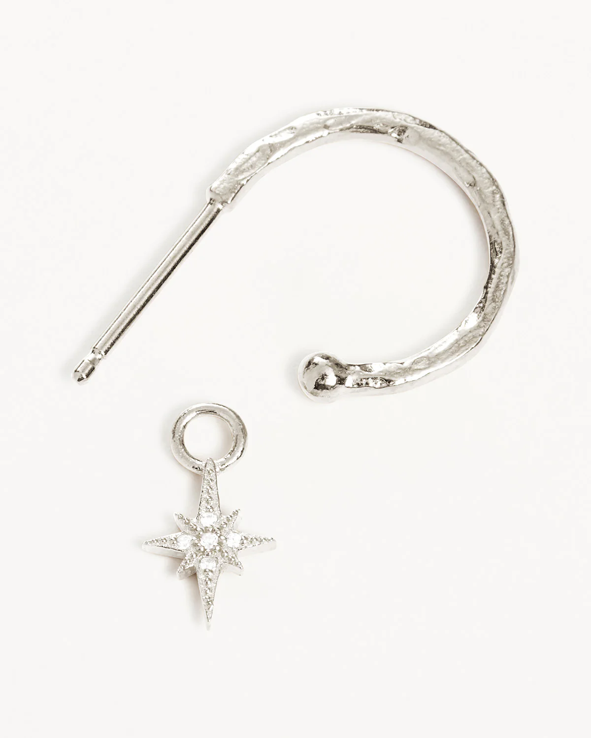 Sterling Silver Starlight Hoops - Image 3